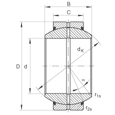 PS GE45-FO-2RS,  DIN ISO 12 240-1 ˜, Soɂȴܷ