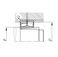 {ĝLS 23232-E1-K-TVPB + AH3232G,  DIN 635-2 ˜ʵҪߴ, F׺ж