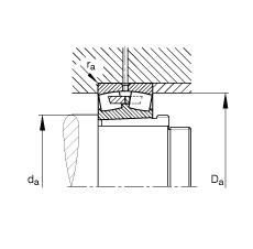 {ĝLS 23984-K-MB + AH3984G,  DIN 635-2 ˜ʵҪߴ, F׺ж